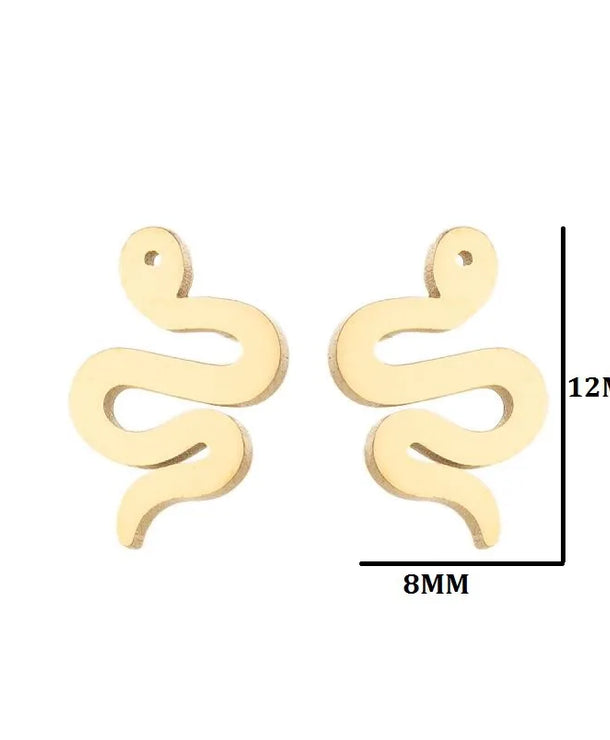 Aretes de animalitos con baño de oro 18K en acero 304 para mujer - imagen 17