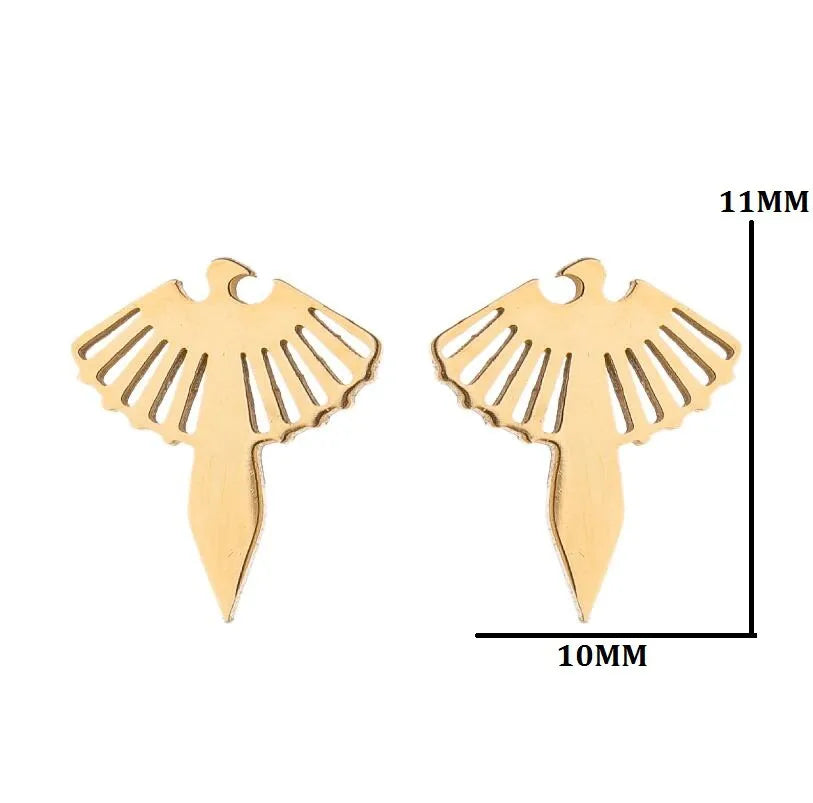 Aretes de animalitos con baño de oro 18K en acero 304 para mujer - imagen 6