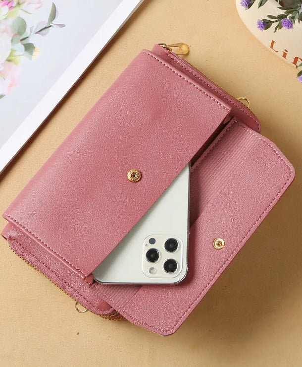 Bolso de hombro de piel sintética con solapa para mujer, estilo business - imagen 4