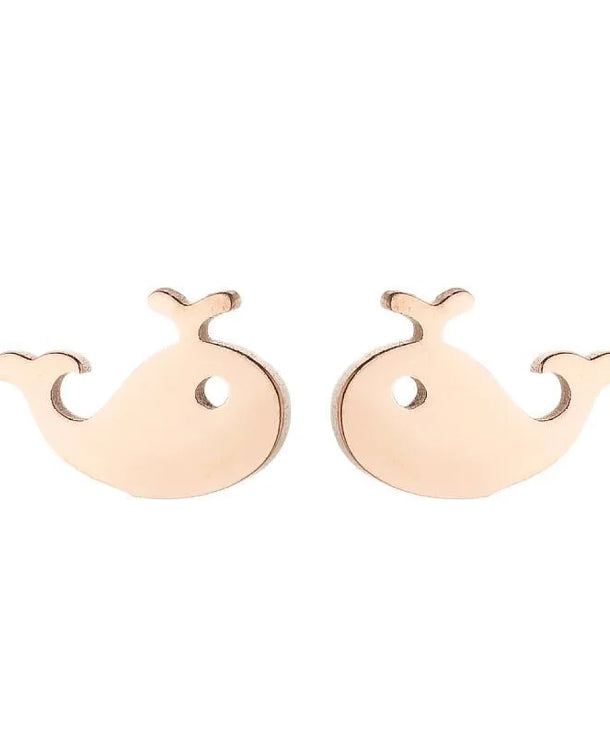 Aretes de animalitos con baño de oro 18K en acero 304 para mujer - imagen 22