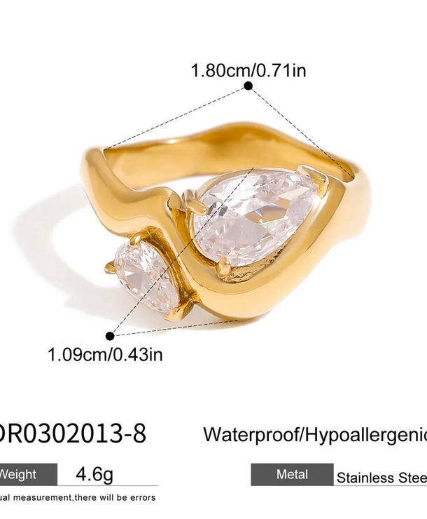 Anillos ajustables de acero inoxidable 316 con diseño de serpiente - imagen 17
