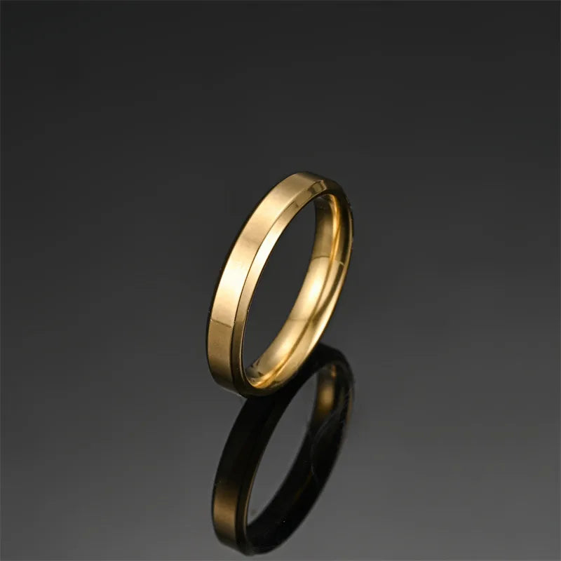 Anillos de acero inoxidable 304 con diseño geométrico, estilo punk - imagen 13