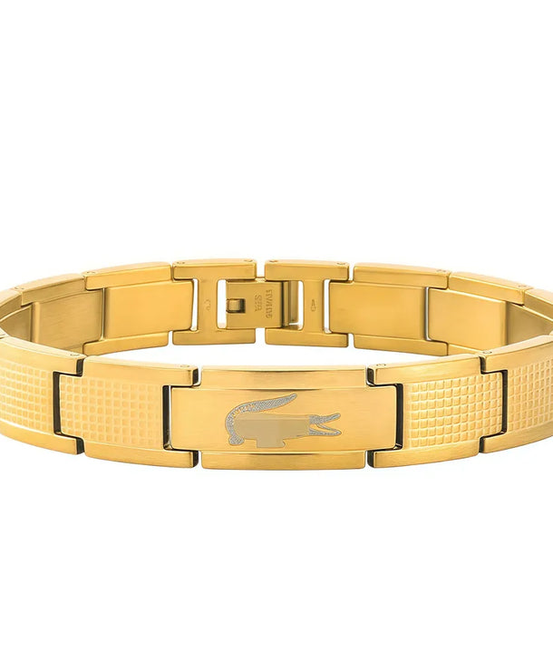Pulsera geométrica de acero 316 chapada en oro 18K, antideslustre - imagen 3