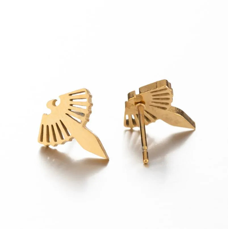 Aretes de animalitos con baño de oro 18K en acero 304 para mujer - imagen 2