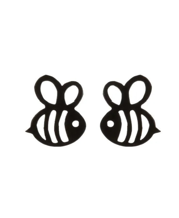 Aretes de animalitos con baño de oro 18K en acero 304 para mujer - imagen 26