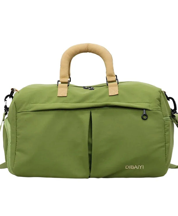 Bolso de viaje impermeable de tela Oxford en color liso, amplio y resistente - imagen 8