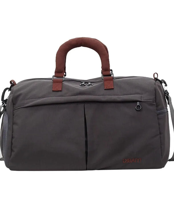 Bolso de viaje impermeable de tela Oxford en color liso, amplio y resistente - imagen 7