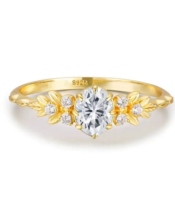 Anillos de plata esterlina 925 con circonias y diseño geométrico - imagen 6