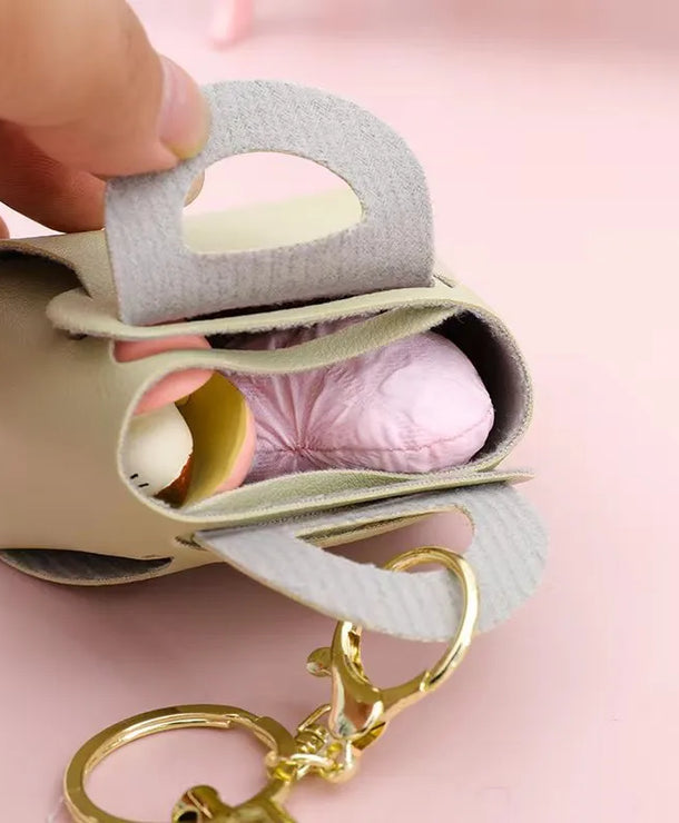 Monedero estilo macaron para monedas y audífonos, diseño kawaii - imagen 3