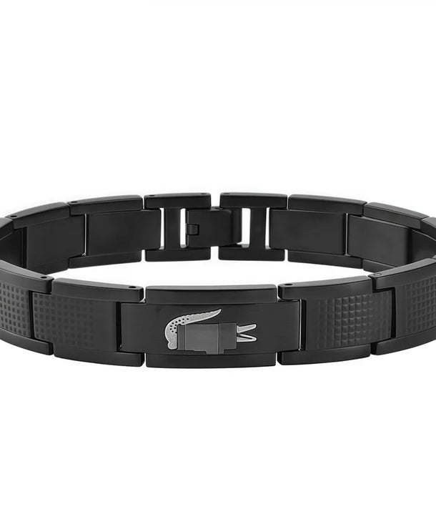 Pulsera geométrica de acero 316 chapada en oro 18K, antideslustre - imagen 2