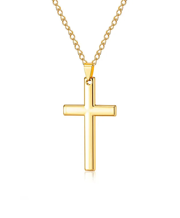 Collar con dije de cruz para hombre en aleación, estilo retro - imagen 6