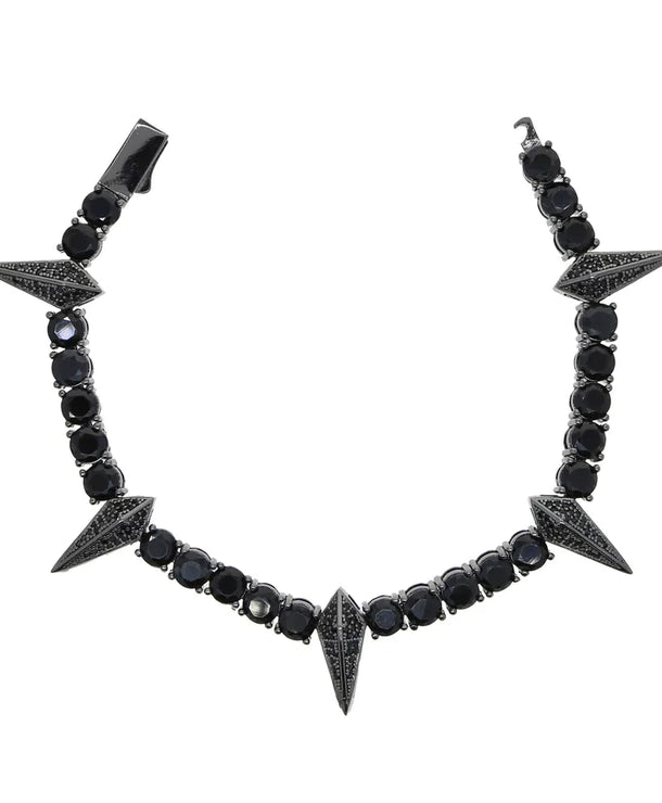Pulsera de cobre para hombre con circonia y diseño en rombo - imagen 13