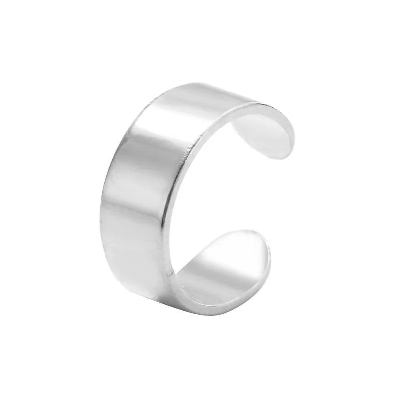 Aretes de cobre con forma de U y acabado galvanizado, unisex - imagen 9