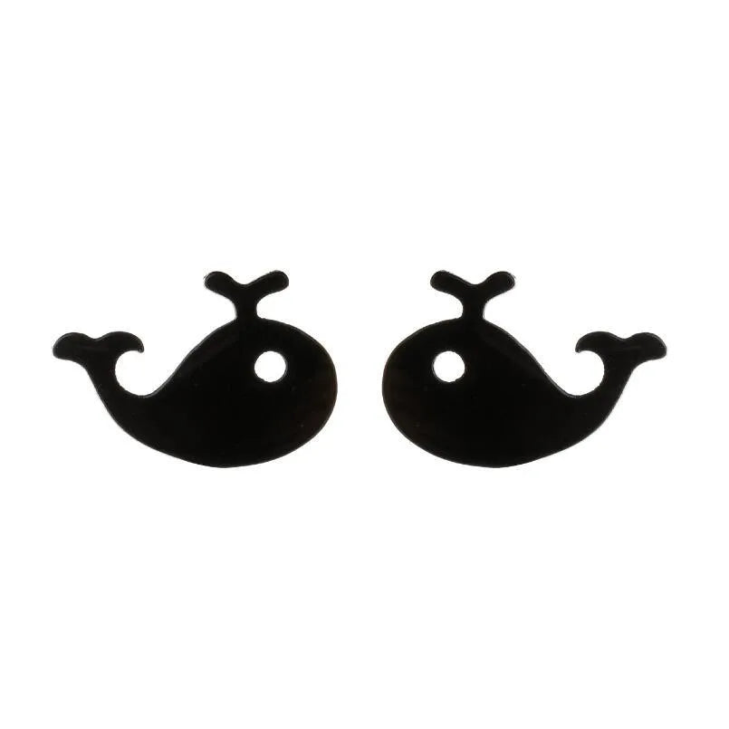 Aretes de animalitos con baño de oro 18K en acero 304 para mujer - imagen 23