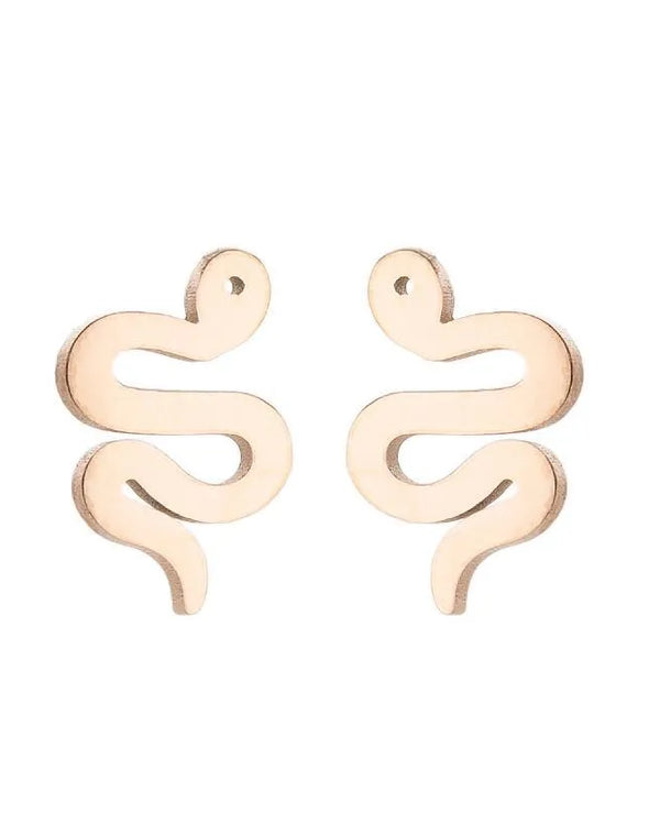 Aretes de animalitos con baño de oro 18K en acero 304 para mujer - imagen 19