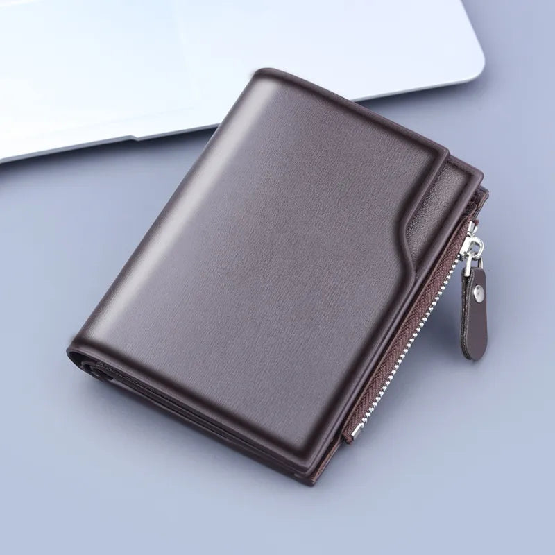 Cartera de piel sintética para hombre con cierre de cremallera - imagen 6