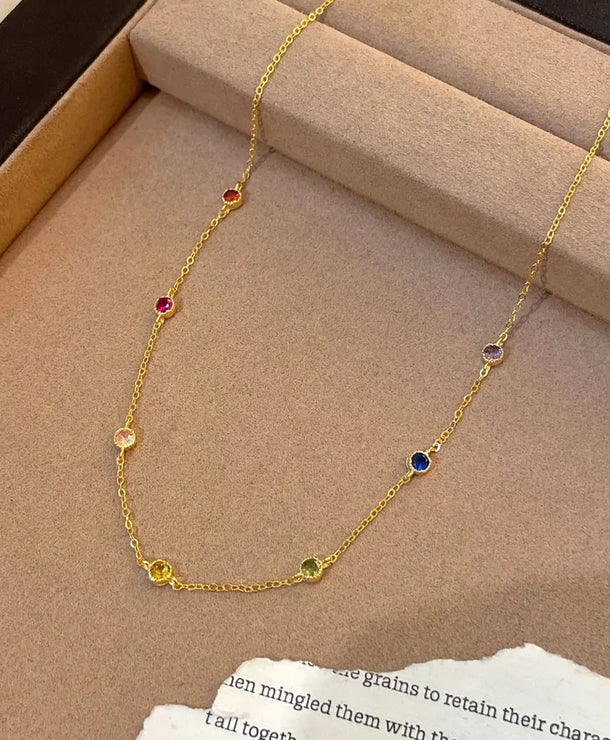 Gargantilla de plata esterlina 925 con diseño de burbujas para mujer