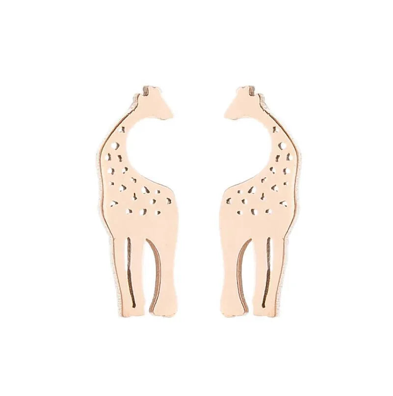 Aretes de animalitos con baño de oro 18K en acero 304 para mujer - imagen 29