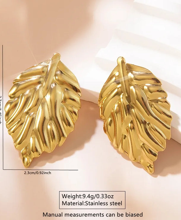 Aretes de botón de acero inoxidable 304 con diseño floral streetwear - imagen 50