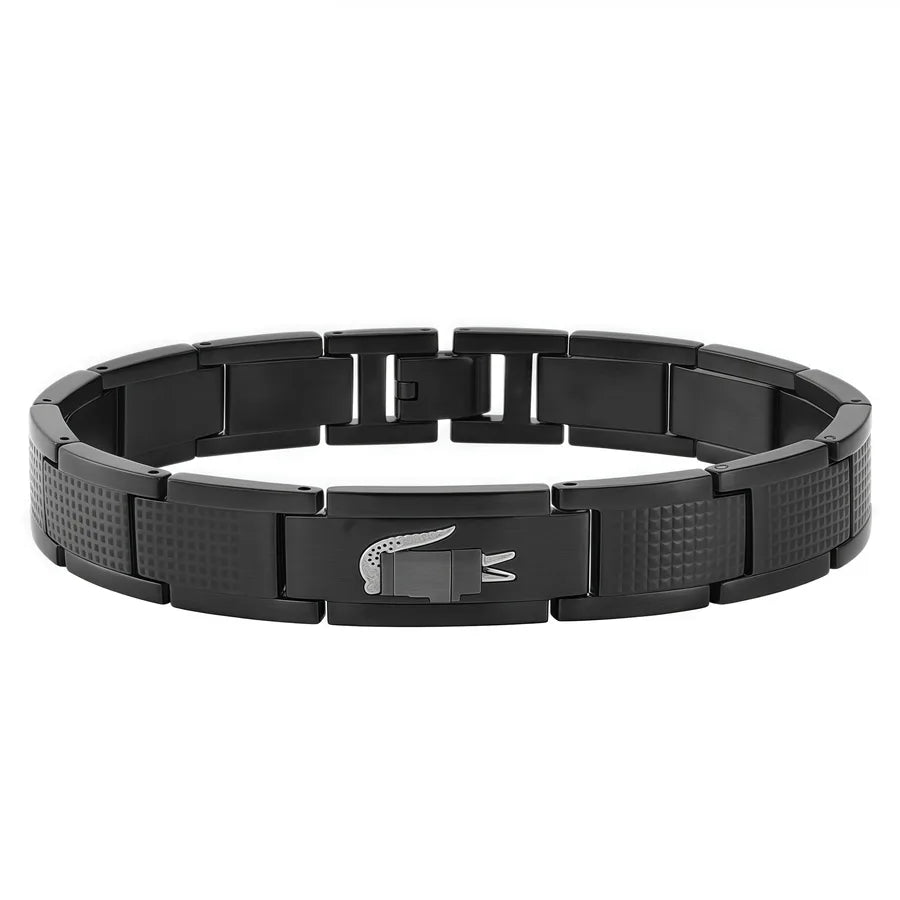 Pulsera geométrica de acero 316 chapada en oro 18K, antideslustre - imagen 7