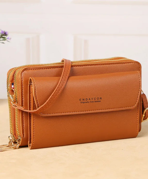 Bolso de hombro de piel sintética con solapa para mujer, estilo business - imagen 6