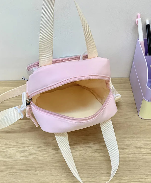 Bolso cruzado de tela para mujer en color liso, estilo streetwear - imagen 5