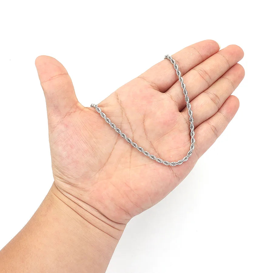 Collar clásico de acero inoxidable 201 para hombre - imagen 5