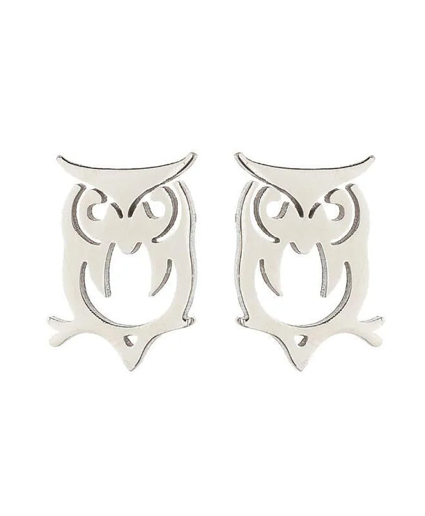 Aretes de animalitos con baño de oro 18K en acero 304 para mujer - imagen 11