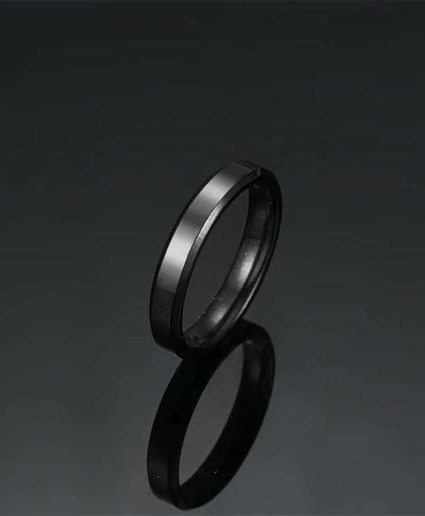 Anillos de acero inoxidable 304 con diseño geométrico, estilo punk - imagen 22