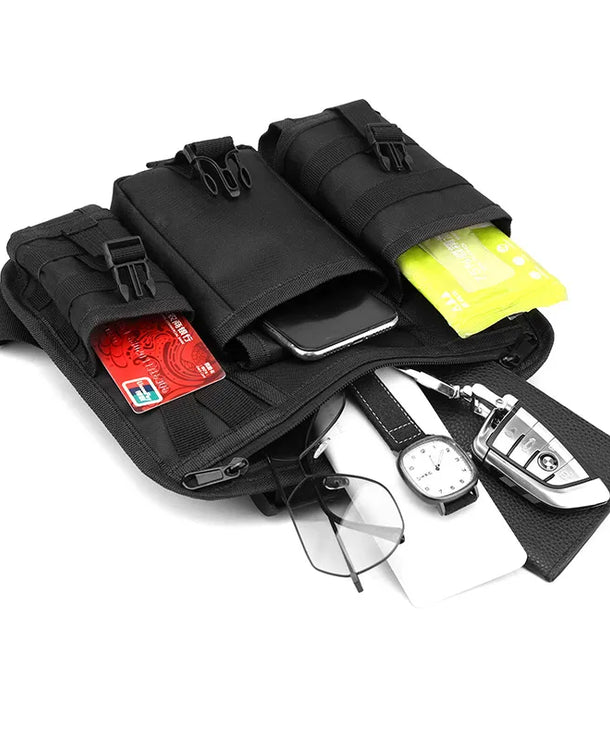 Riñonera de nylon para hombre con estilo deportivo para senderismo - imagen 3
