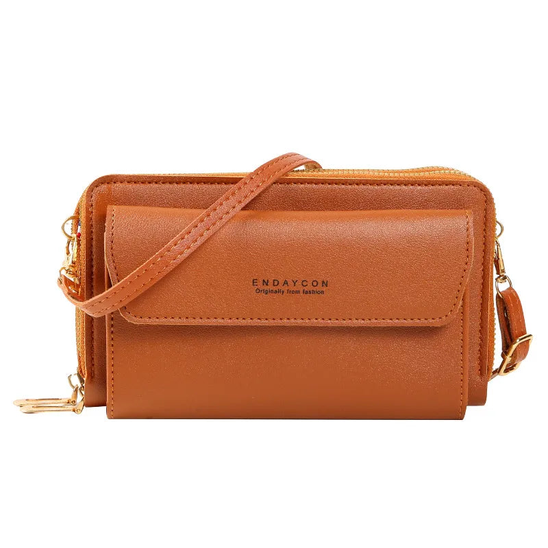 Bolso de hombro de piel sintética con solapa para mujer, estilo business - imagen 5
