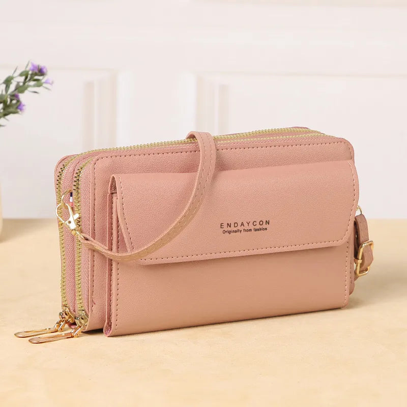 Bolso de hombro de piel sintética con solapa para mujer, estilo business - imagen 14