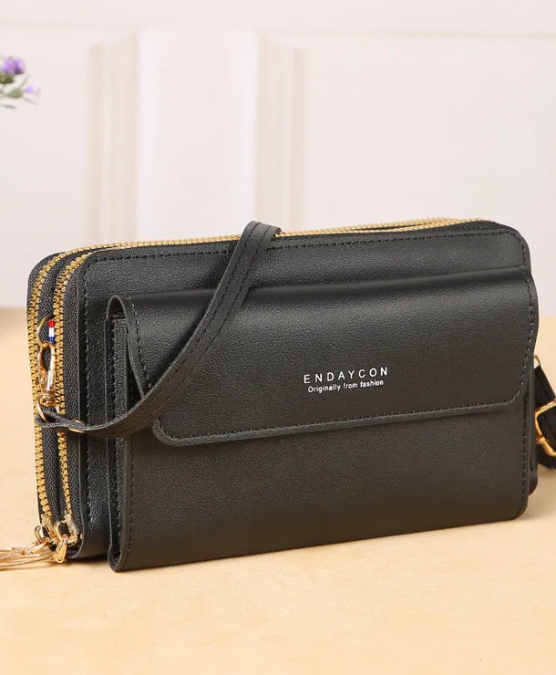 Bolso de hombro de piel sintética con solapa para mujer, estilo business - imagen 10