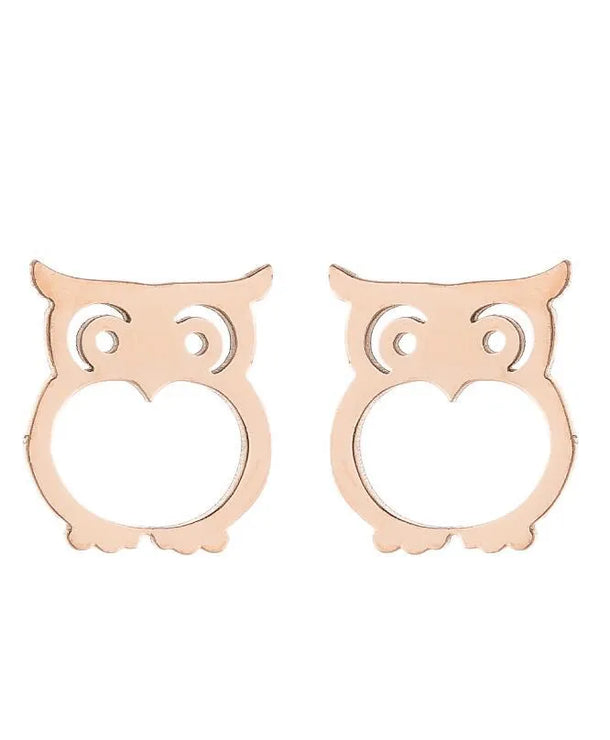Aretes de animalitos con baño de oro 18K en acero 304 para mujer - imagen 15