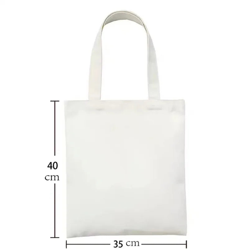 Bolso de lona con estampado de flores para mujer, diseño abierto - imagen 5