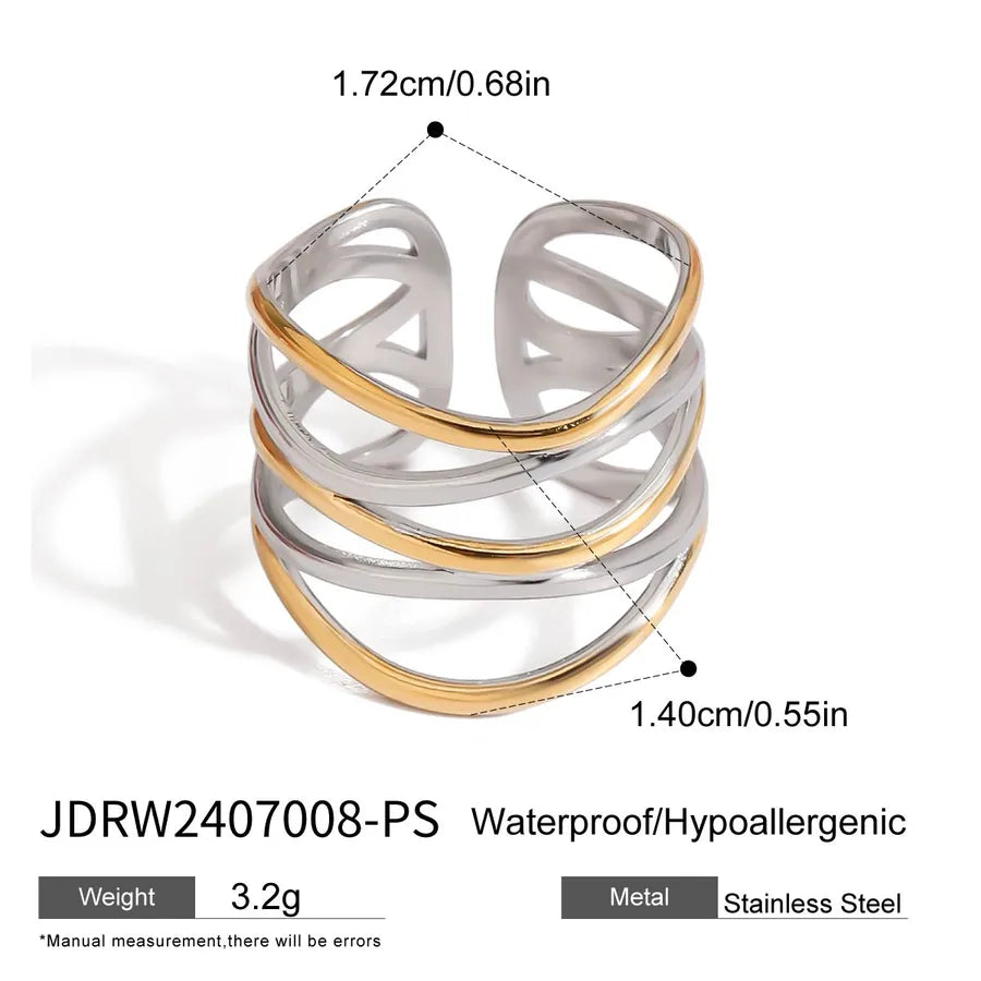 Anillos ajustables de acero inoxidable 316 con diseño de serpiente - imagen 15
