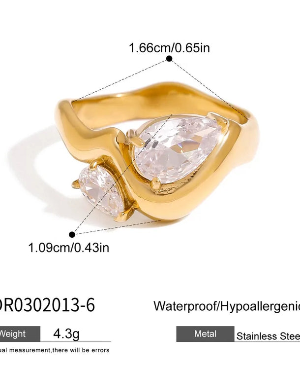 Anillos ajustables de acero inoxidable 316 con diseño de serpiente - imagen 11