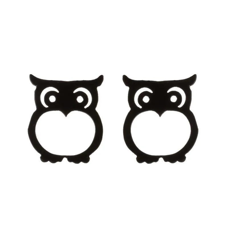 Aretes de animalitos con baño de oro 18K en acero 304 para mujer - imagen 16