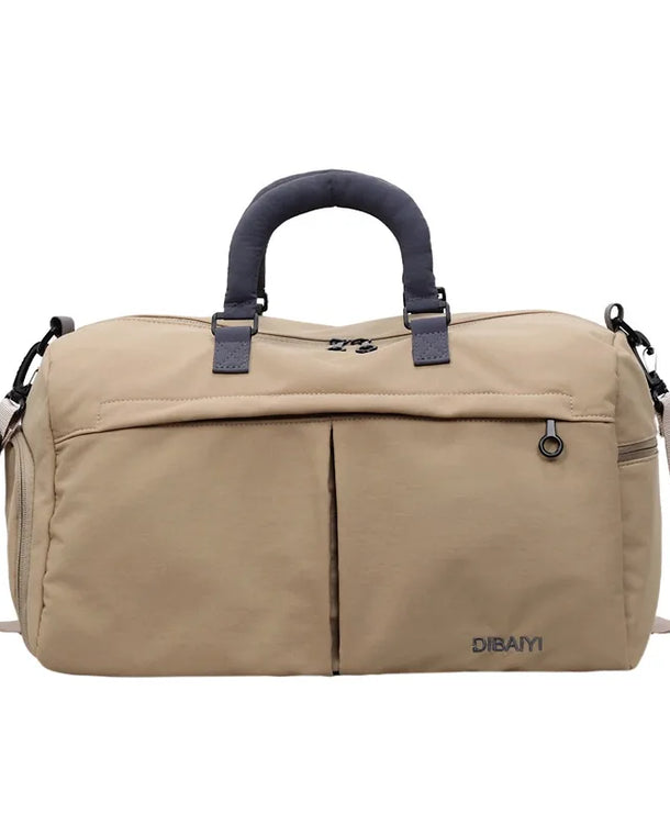 Bolso de viaje impermeable de tela Oxford en color liso, amplio y resistente - imagen 9