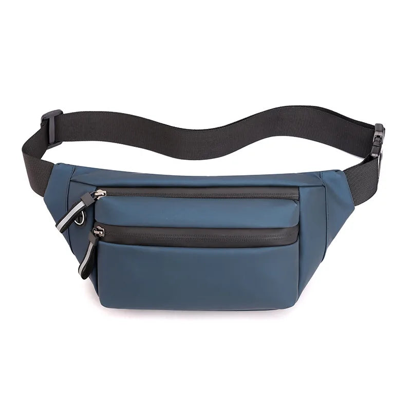 Riñonera impermeable de tela Oxford para hombre, estilo deportivo - imagen 7
