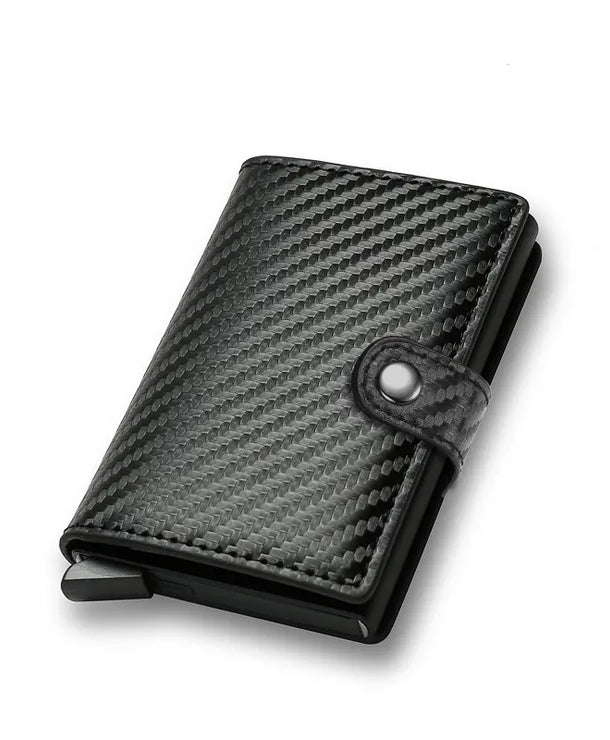 Tarjetero de piel para hombre con protección RFID antirrobo - imagen 11