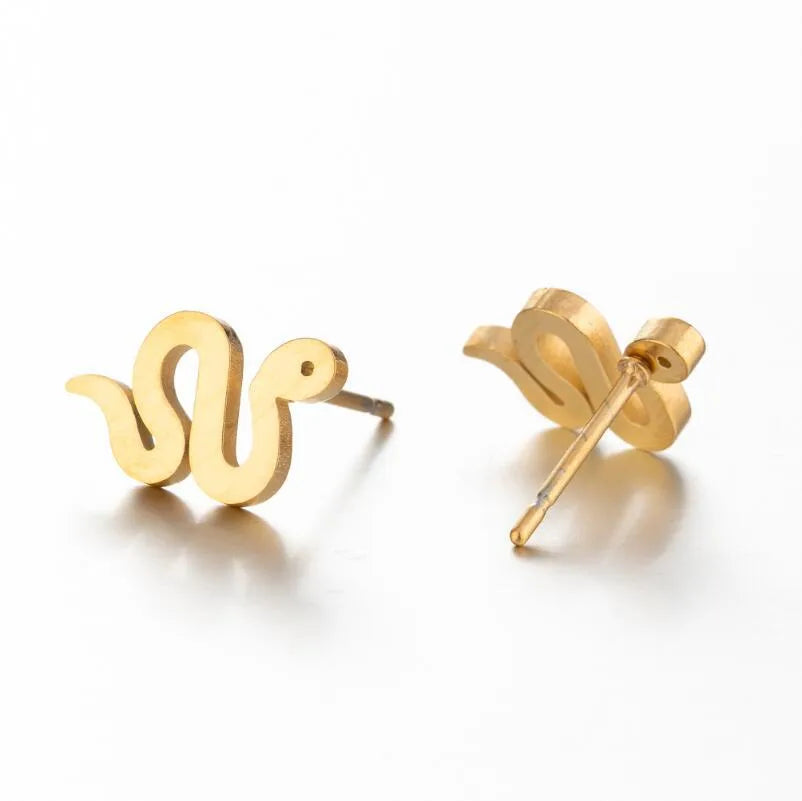 Aretes de animalitos con baño de oro 18K en acero 304 para mujer - imagen 3