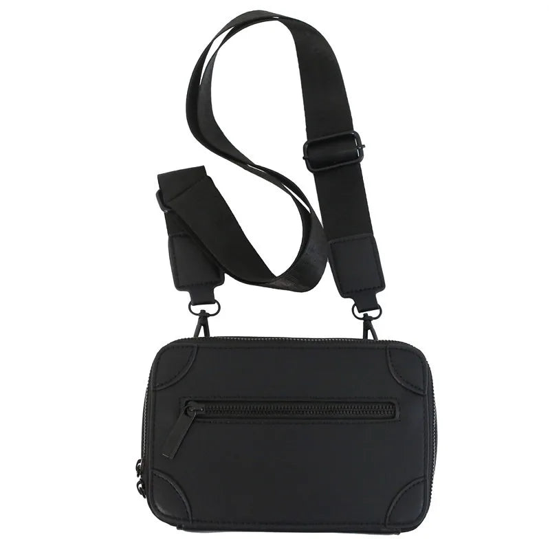 Bolso de hombro de piel sintética para hombre, estilo streetwear - imagen 5