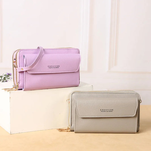 Bolso de hombro de piel sintética con solapa para mujer, estilo business - imagen 2