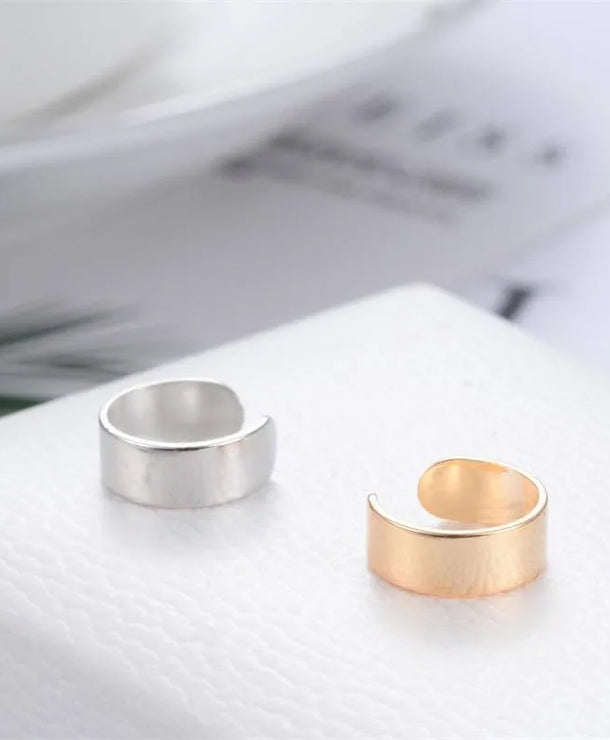 Aretes de cobre con forma de U y acabado galvanizado, unisex - imagen 4