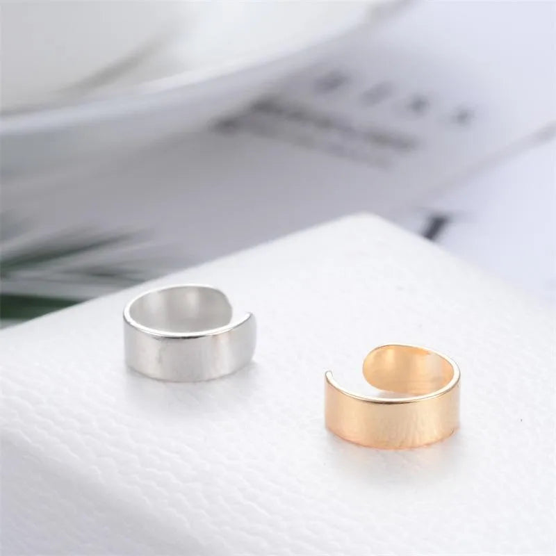 Aretes de cobre con forma de U y acabado galvanizado, unisex - imagen 4