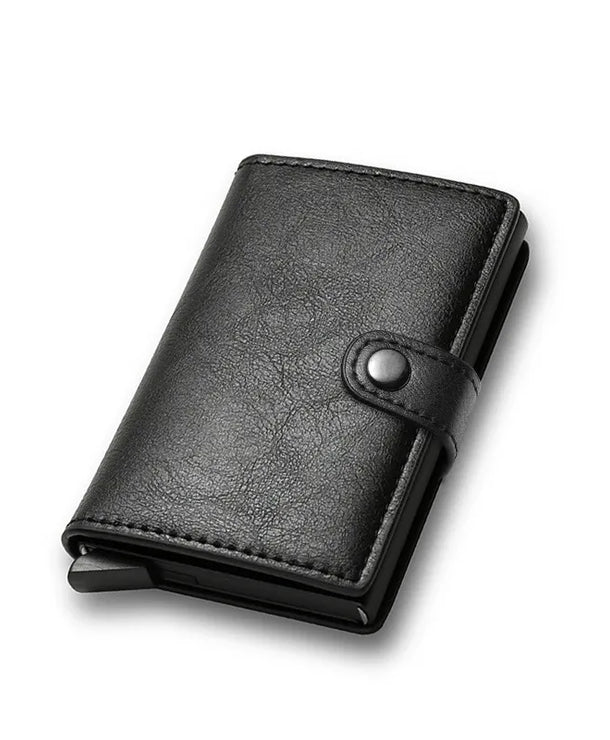 Tarjetero de piel para hombre con protección RFID antirrobo - imagen 6