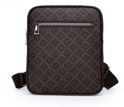 Bolso de hombro de nylon para hombre en color liso, estilo vintage - imagen 7