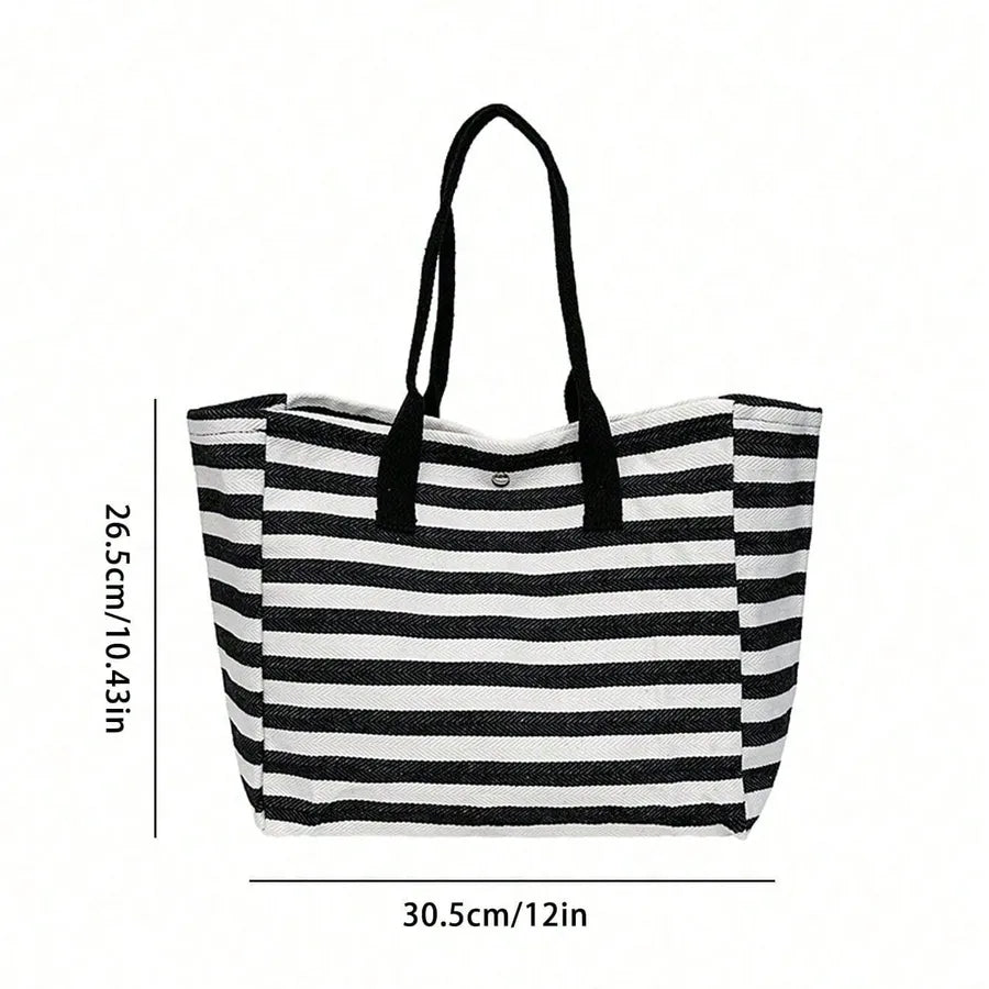 Cosmetiquera de poliéster con estampado de letras, portátil y unisex - imagen 6