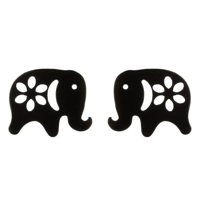 Aretes de animalitos con baño de oro 18K en acero 304 para mujer - imagen 33
